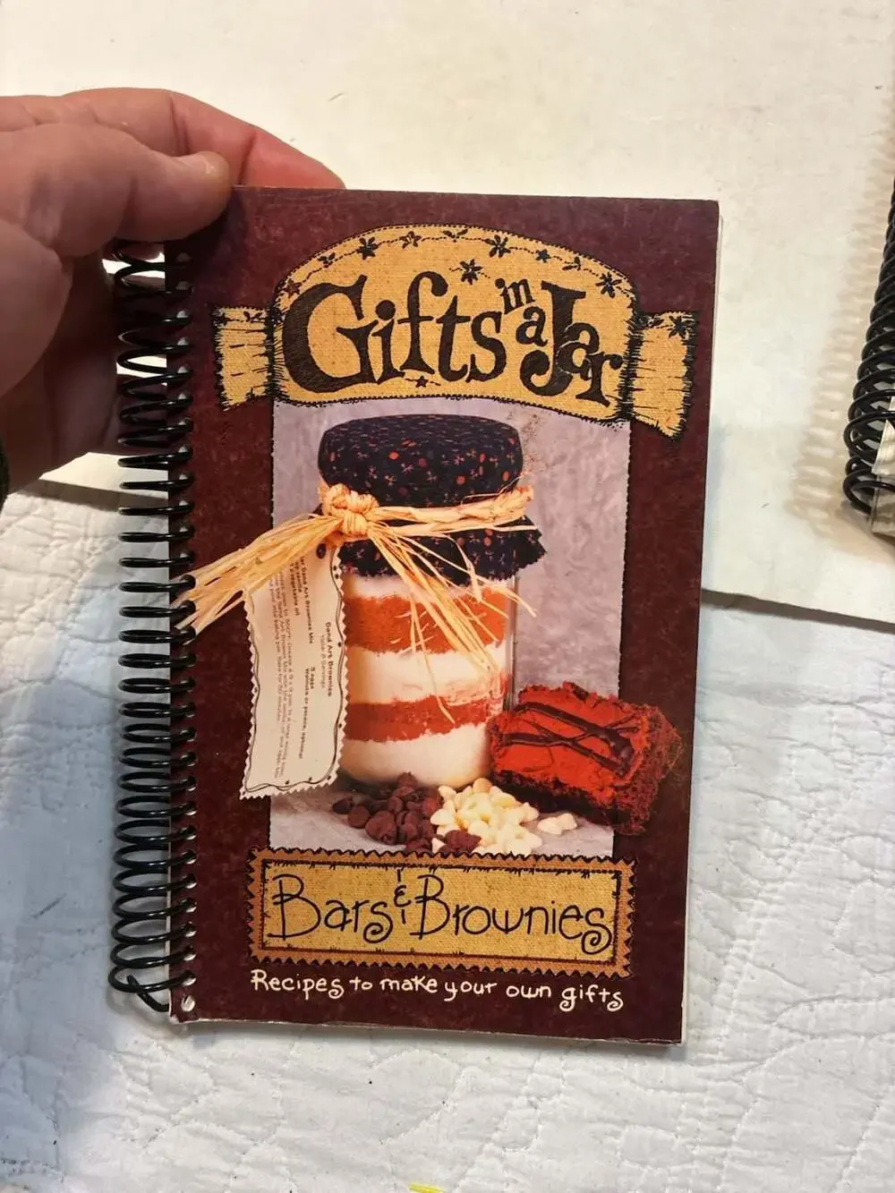 Set of 3 Gifts in a Jar Cookbook Collection - Cookies, Soups, and Bars & Brownie